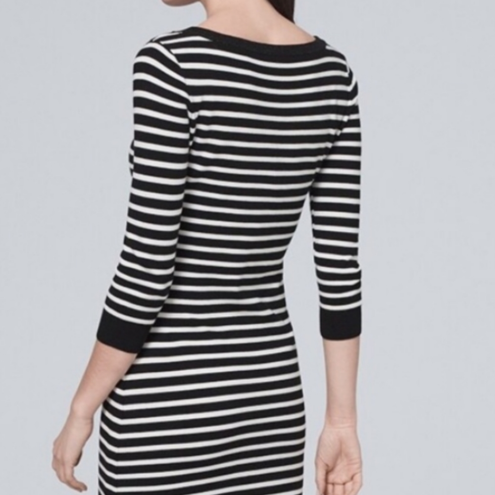 White House Black Market Striped Dress - Picture 3 of 4
